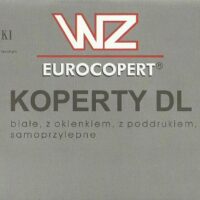 Koperta DL biała z okienkiem samoprzylepna opk. 25 szt.