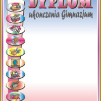 Dyplom ukończenia Gimnazjum D-40G