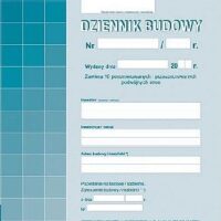 Dziennik budowy A4