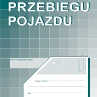 Ewidencja przebiegu pojazdu A5 NOWA