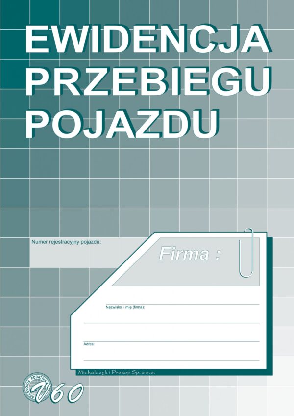 Ewidencja przebiegu pojazdu A5 NOWA