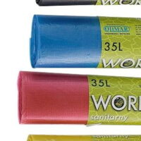 Worki CZARNE na śmieci 35L 20szt LD
