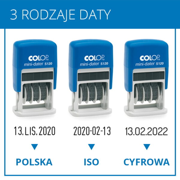 Datownik MINI DATER  S120 COLOP - obrazek 2