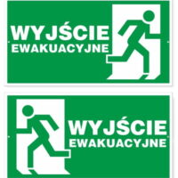 Tabliczka WYJŚCIE EWAKUACYJNE