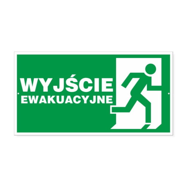 Tabliczka WYJŚCIE EWAKUACYJNE - obrazek 3