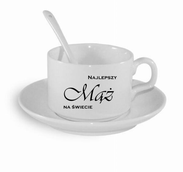 Filiżanka NAJLEPSZY MĄŻ z nadrukiem