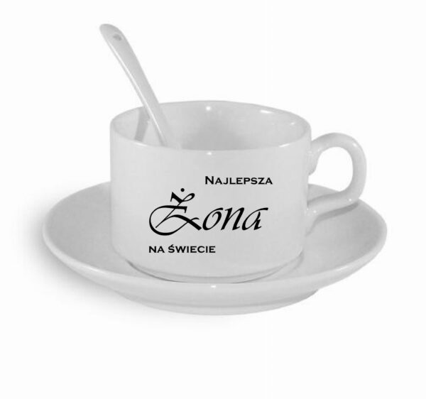 Filiżanka NAJLEPSZA ŻONA z nadrukiem