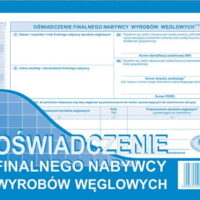 Dokument dostawy wyrobów węglowych NOWY WZÓR