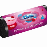 Worki na śmieci CLUO 60 litrów 10szt. LDPE