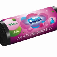Worki na śmieci CLUO 120 litrów 10szt LDPE
