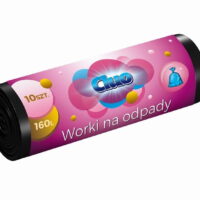 Worki na śmieci CLUO 160 litrów 10szt LDPE
