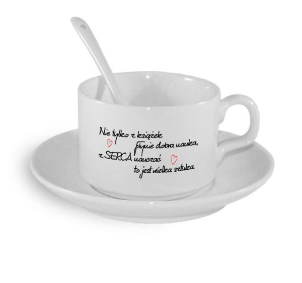 Filiżanka z nadrukiem DZIEŃ NAUCZYCIELA
