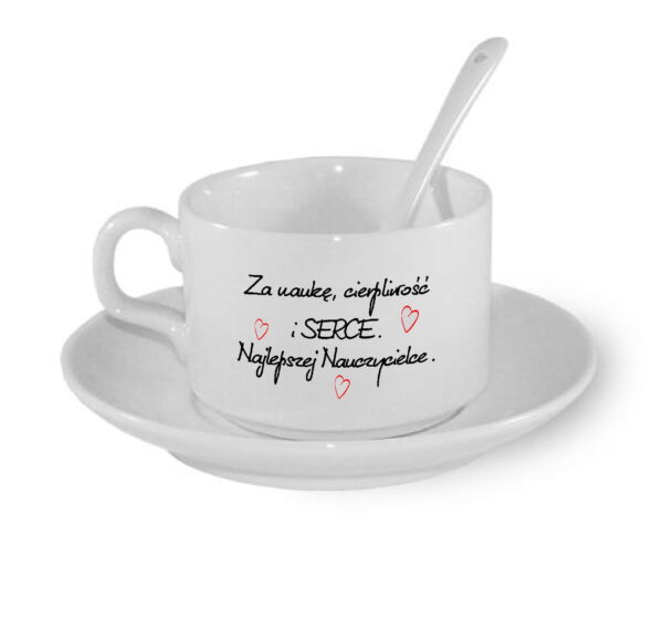 Filiżanka z nadrukiem DZIEŃ NAUCZYCIELA - obrazek 2