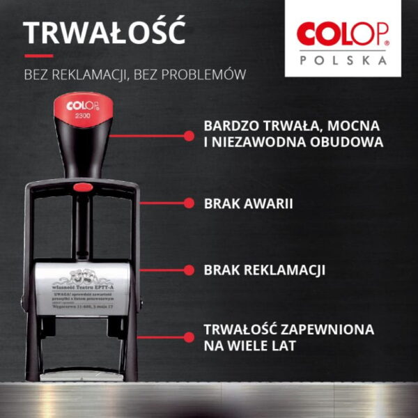 Pieczątka COLOP Classic Line 2800 - obrazek 2