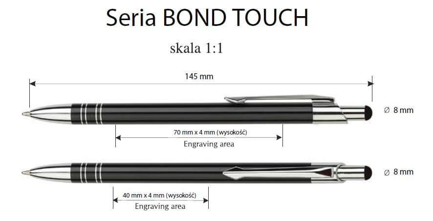 2008 Długopis Touch Pen z grawerem laserowym - obrazek 2