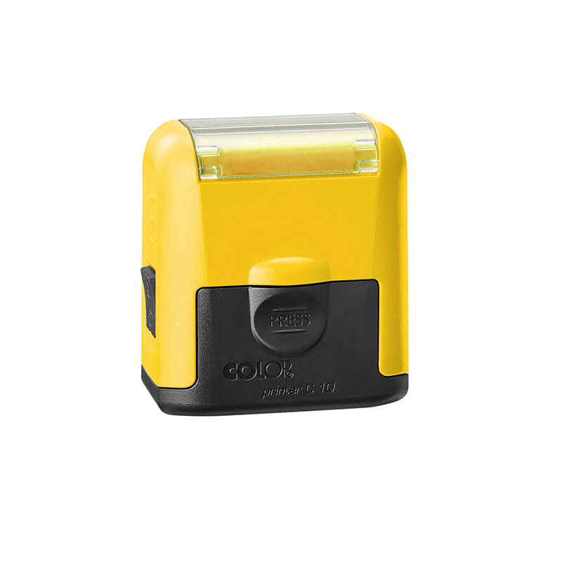 2044 Pieczątka imienna 27x10mm COLOP PRO C10 żółta - obrazek 3