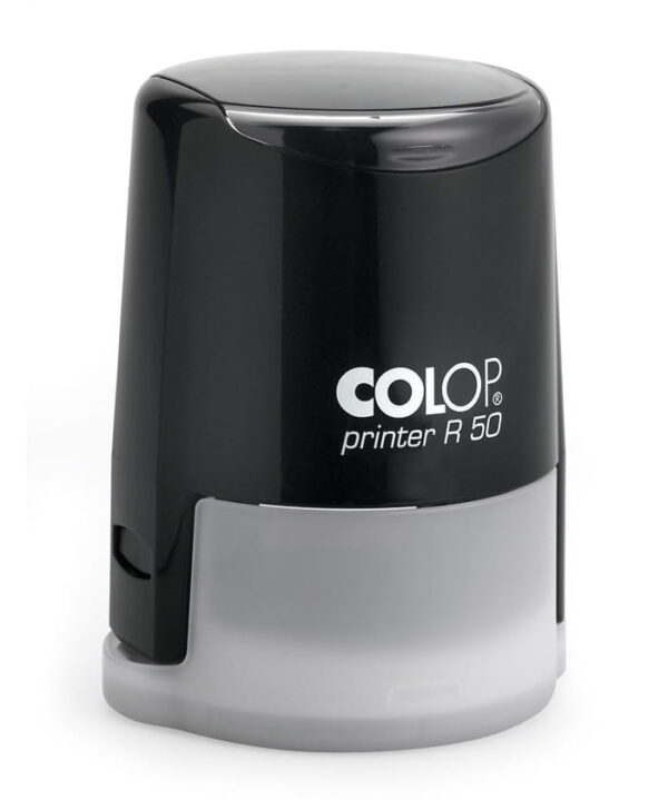 Pieczątka COLOP okrągła Printer R50 czarna - obrazek 2