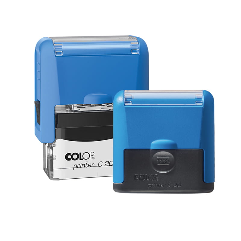 2074 Pieczątka 38x14mm COLOP PRO C20 niebieska