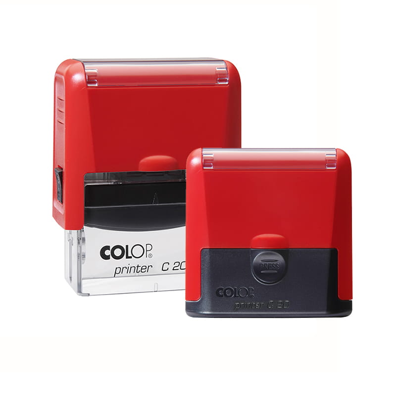 2080 Pieczątka 38x14mm COLOP PRO C20 czerwona