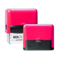 Pieczątka  59x23mm firmowa COLOP PRO C40 neon różowa