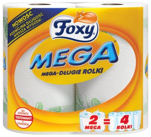 Ręcznik FOXY Mega 2 rolki CELULOZA