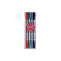 Pisaki dwustronne FIBRACOLOR 4 kolory