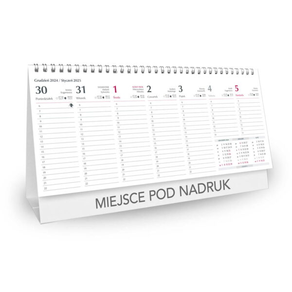 Kalendarz 2026 stojący na biurko POZIOM - obrazek 2