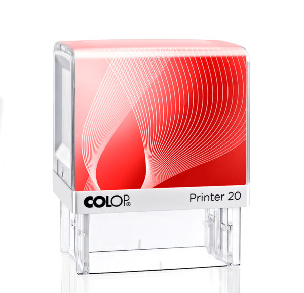 Pieczątka 38x14mm COLOP IQ 20 biała - obrazek 2
