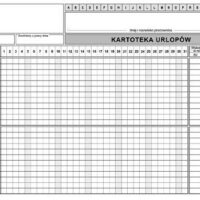 Kartoteka urlopów A-5