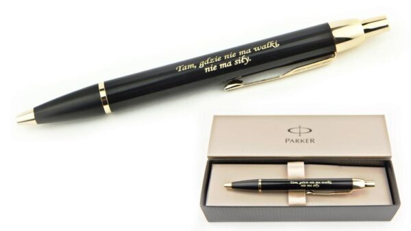 Długopis PARKER IM Black GT 1931666 - obrazek 2