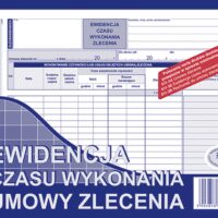 Ewidencja Czasu Wykonania Umowy Zlecenia
