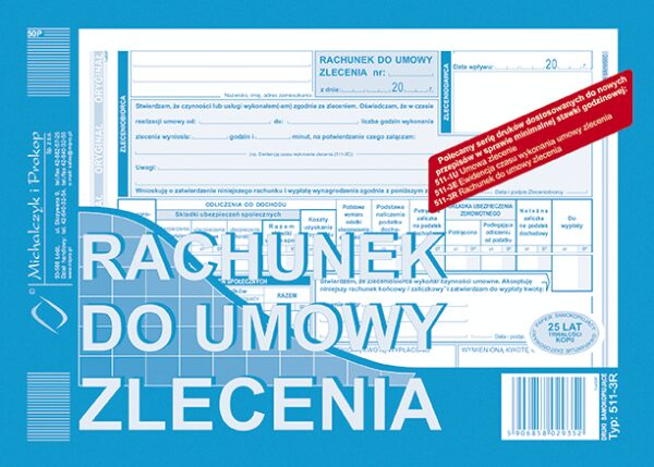 Rachunek do Umowy Zlecenia