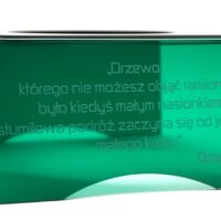 Stojak na piłkę z grawerem