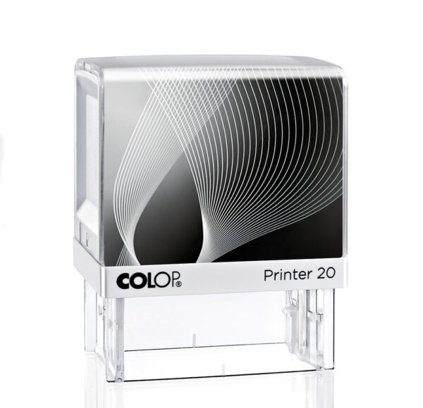 Pieczątka 38x14mm COLOP IQ 20 biała - obrazek 4