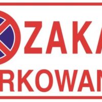 Tabliczka duża ZAKAZ PARKOWANIA