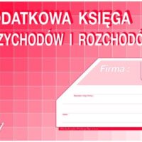 Podatkowa księga przychodów i rozchodów A4 48 stron