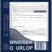 Wniosek o udzielenie urlopu 2/3 A5