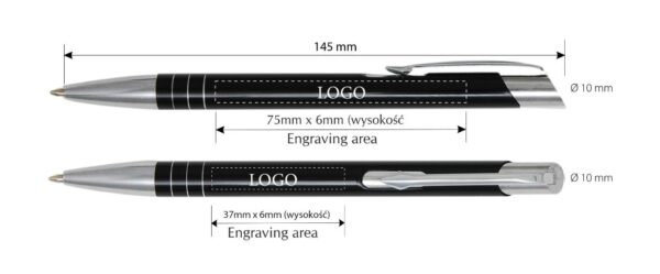 Długopis reklamowy z grawerem laserowym - obrazek 2
