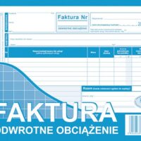 Faktura A5 ODWROTNE OBCIĄŻENIE