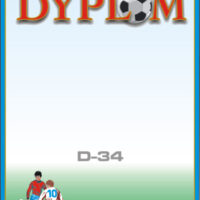 Dyplom sportowy D-34