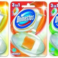 DOMESTOS WC 3w1 koszyk+kostka 40g