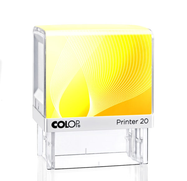 Pieczątka 38x14mm COLOP IQ 20 biała - obrazek 3