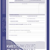 Kwestionariusz osobowy A4 dla pracownika