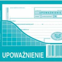 Upoważnienie A6 samokopiujące