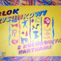 Blok rysunkowy A3 z kolorowymi kartkami